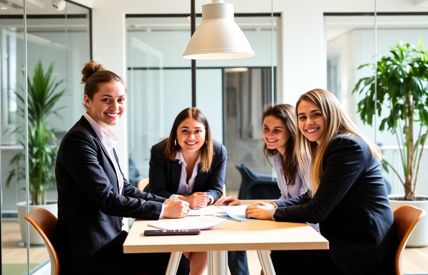 Apprentis en alternance dans les locaux Forma Praxis